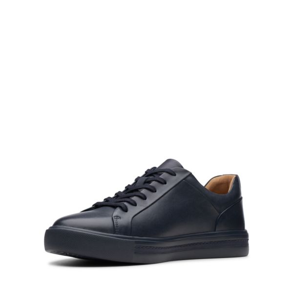 Clarks Womens Un Maui Lace Trainers Navy | CA-7954613